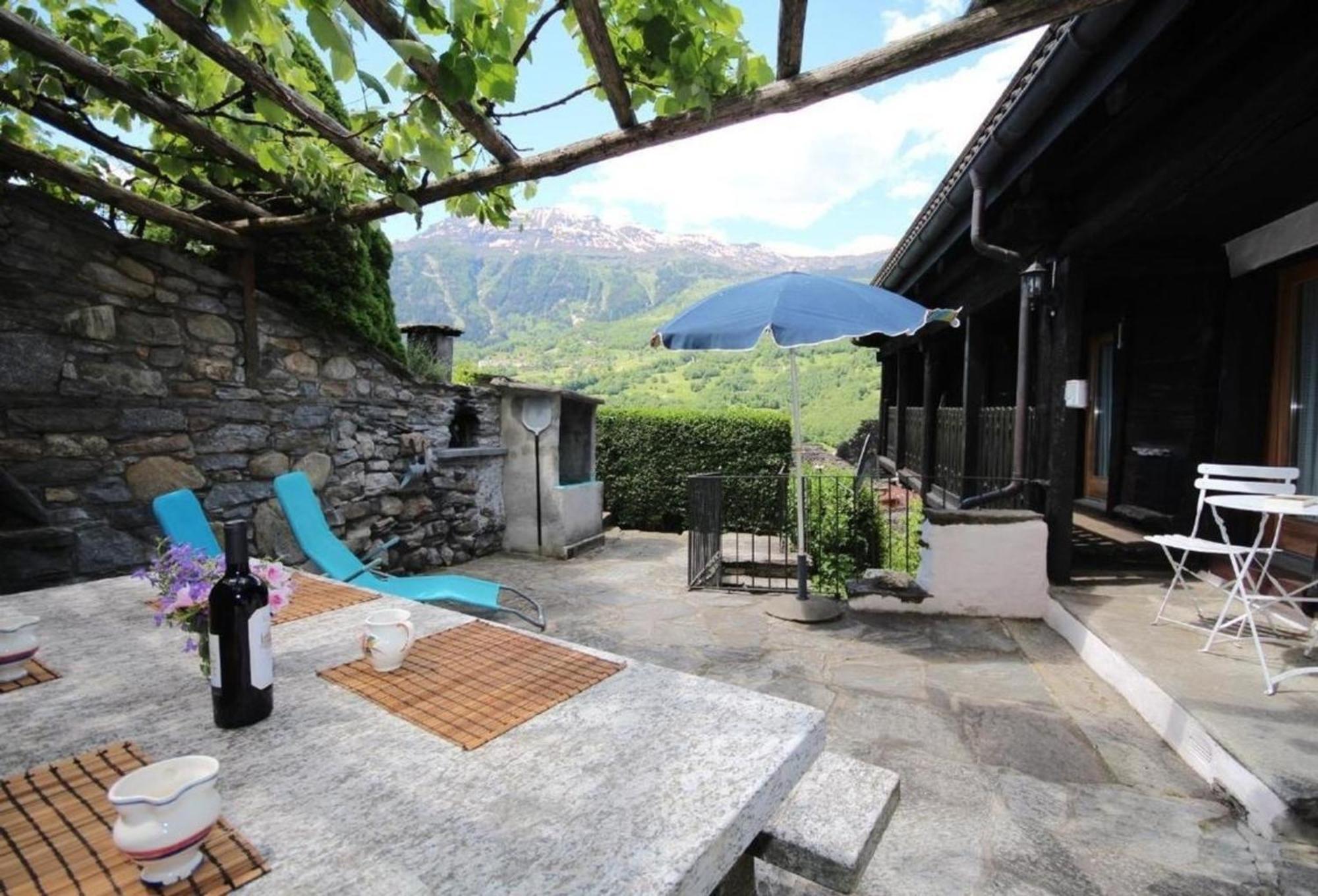 Ferienhaus Bella Vista Mit Grossem Umschwung Villa Lottigna ภายนอก รูปภาพ